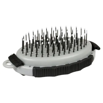 Duvo+ Handbürste mit Stiften schwarz/grau Duvo+ Handbürste mit Stiften schwarz/grau