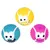 Duvo+ Hundespielzeug Latex Tennisball Smiley Duvo+ Hundespielzeug Latex Tennisball Smiley