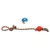 Duvo+ Hundespielzeug Knot Baumwolle Pendel + Gummiball grau/orange Duvo+ Hundespielzeug Knot Baumwolle Pendel + Gummiball grau/orange