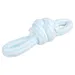 Duvo+ Hundespielzeug Puppy Soft Seil mit 2 Schlaufen blau/weiß