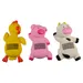 Duvo+ Hundespielzeug Huhn/Schwein/Kuh Latex