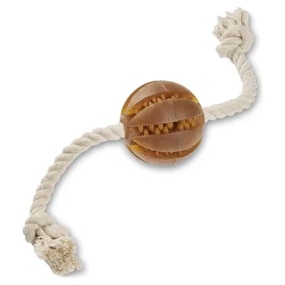 Wolters Hundespielzeug Pure Nature Dental Tau-Spielzeug Ball Wolters Hundespielzeug Pure Nature Dental Tau-Spielzeug Ball