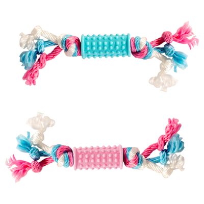 Duvo+ Hundespielzeug Puppy TPR Stick mit Baumwolle