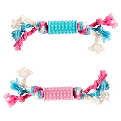 Duvo+ Hundespielzeug Puppy TPR Stick mit Baumwolle Duvo+ Hundespielzeug Puppy TPR Stick mit Baumwolle