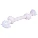 Duvo+ Hundespielzeug Puppy Soft Seil mit 2 Knoten rosa/weiß