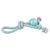 Duvo+ Hundespielzeug Seilschlaufe mit Knoten & Gummiball blau