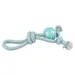Duvo+ Hundespielzeug Seilschlaufe mit Knoten & Gummiball blau