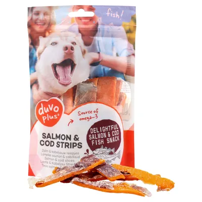 Duvo+ Hundesnack Lachs & Kabeljau Strips Duvo+ Hundesnack Lachs & Kabeljau Strips