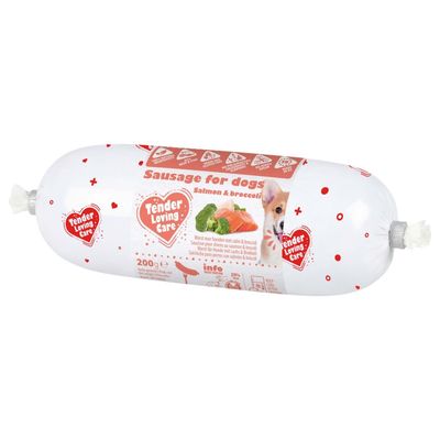 Duvo+ Hundesnack Wurst mit Lachs & Brokkoli