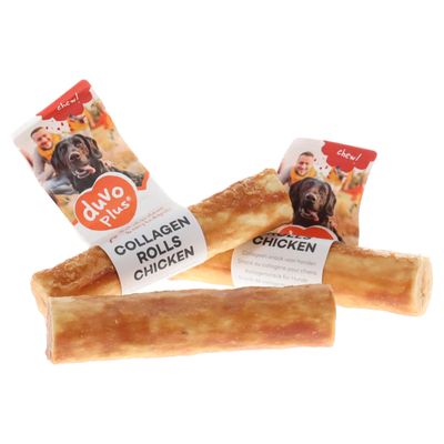 Duvo+ Hundesnack Chew! Collagen Rolls Huhn