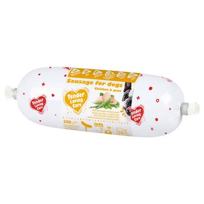 Duvo+ Hundesnack Wurst mit Huhn & Erbse