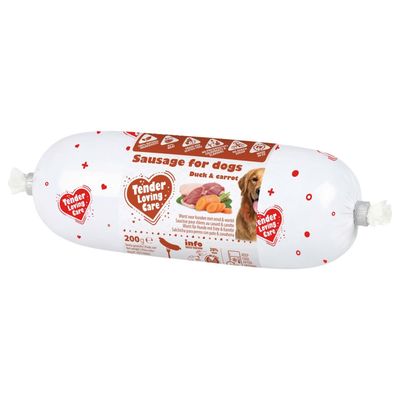Duvo+ Hundesnack Wurst mit Ente & Karotte