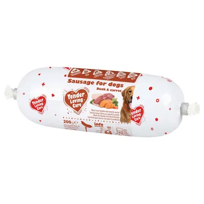 Duvo+ Hundesnack Wurst mit Ente & Karotte Duvo+ Hundesnack Wurst mit Ente & Karotte