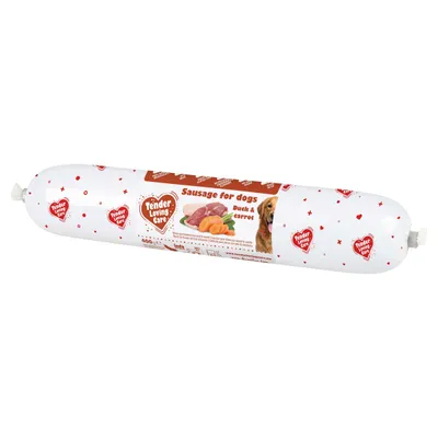 Duvo+ Hundesnack Wurst mit Ente & Karotte Duvo+ Hundesnack Wurst mit Ente & Karotte