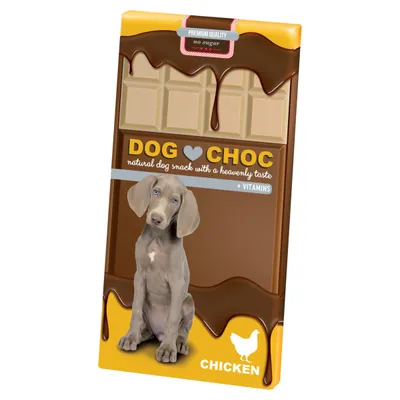 Duvo+ Hundeschokolade Dog Choc Huhn 100 g Duvo+ Hundeschokolade Dog Choc Huhn 100 g