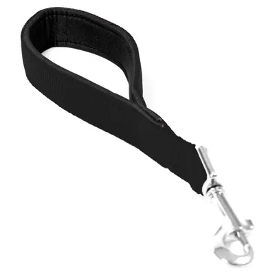 Duvo+ Nylon Kurze Leine doppelt schwarz Duvo+ Nylon Kurze Leine doppelt schwarz