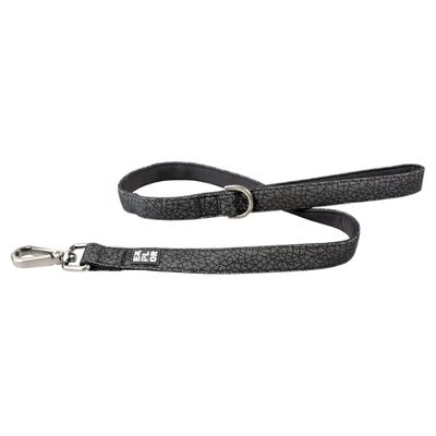 Duvo+ Reflektierende Leine City NY Nylon schwarz