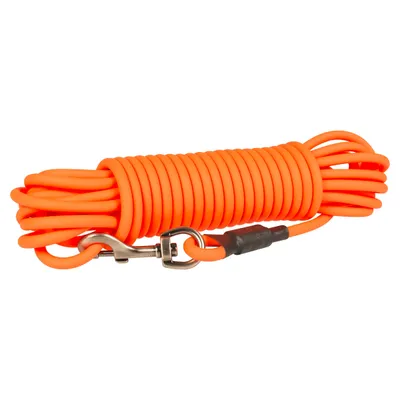 Duvo+ South Langlaufleine PVC rund neonorange Duvo+ South Langlaufleine PVC rund neonorange