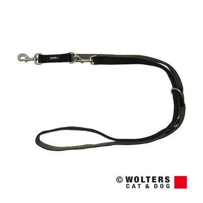 Wolters Führleine Professional Comfort schwarz/braun