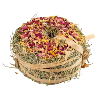 Duvo+ Heu-Donut mit Blumen-Topping 65 g Duvo+ Heu-Donut mit Blumen-Topping 65 g