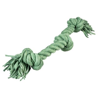 Duvo+ Baumwollseil mit 3 Knoten grün