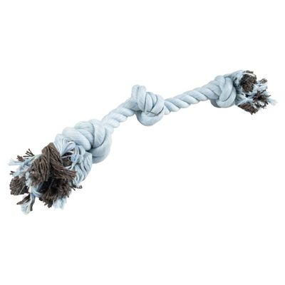 Duvo+ Hundespielzeug Flossy Seil mit 3 Knoten blau