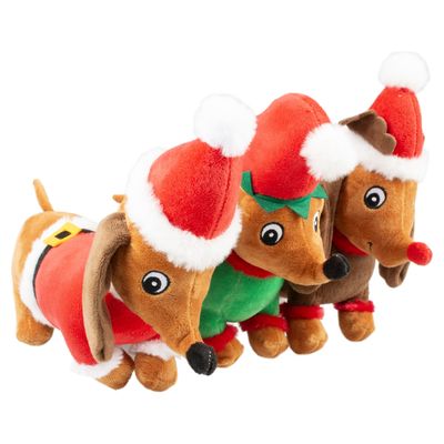 Duvo+ Hundespielzeug Xmas Hund aus Plüsch