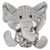Duvo+ Hundespielzeug Zoo Friends Elefant Ball grau