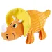 Duvo+ Hundespielzeug Dino Triceratops orange
