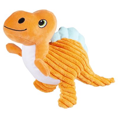 Duvo+ Hundespielzeug Dino Ankylosaurus orange