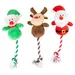 Duvo+ Hundespielzeug Xmas Kuscheltier mit Seil