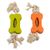 Duvo+ Hundespielzeug Eco Gummiflachknoch Bambus/Reis + Baumwolle