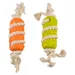 Duvo+ Hundespielzeug Eco Gummistift Bambus/Reis + Baumwolle