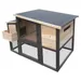 Duvo+ Woodland Design Kaninchenstall Bunny Barn holzfarbig