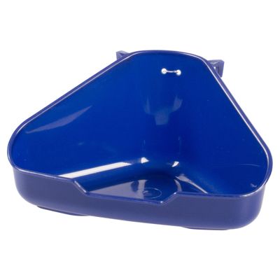Duvo+ Ecktoilette für Nagetiere blau