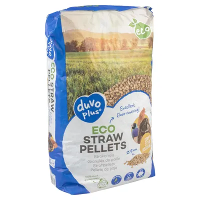 Duvo+ Strohpellets für Hühner 8 kg / 20 l Duvo+ Strohpellets für Hühner 8 kg / 20 l