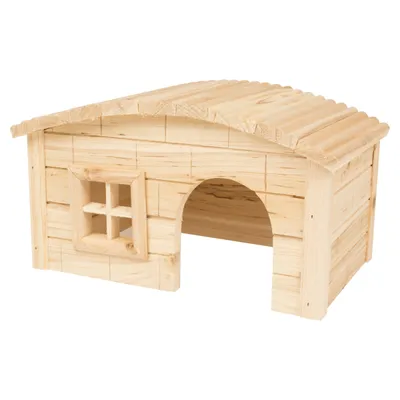 Duvo+ Nager-Holzlodge mit gewölbten Dach Duvo+ Nager-Holzlodge mit gewölbten Dach