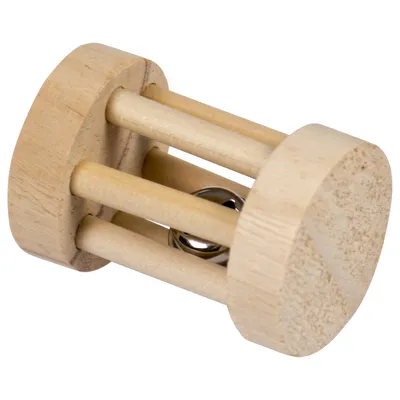 Duvo+ Holzspielrolle mit Glöckchen Duvo+ Holzspielrolle mit Glöckchen