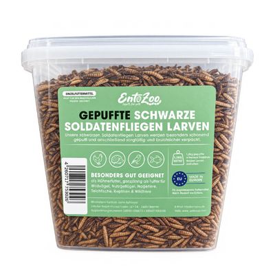 EntoZoo gepuffte Hermetia Larve