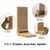 Zatte Kratzbrett Katze L-Form 68cm Wellpappe Holzrahmen Zatte Kratzbrett Katze L-Form 68cm Wellpappe Holzrahmen