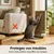 Zatte Griffoir pour Chat Forme L 68cm Carton Ondulé Bordure Bois Zatte Griffoir pour Chat Forme L 68cm Carton Ondulé Bordure Bois