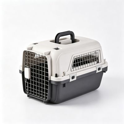 Zatte Caisse de transport chien avec roues et poignée - 56 × 40 × 36 cm