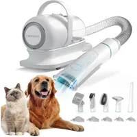 Zatte Fellpflege-Staubsauger für Hund & Katze, 13 000 Pa, 5 Kämme