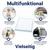 Zatte Welpen Trainingsunterlage 33x45cm 100 Stk Saugstark Auslaufsicher Zatte Welpen Trainingsunterlage 33x45cm 100 Stk Saugstark Auslaufsicher