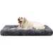 Zatte Hundebett XXL 122x74cm, Samt Rosa waschbar rutschfest