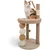 Zatte Arbre à Chat Beige 3-en-1, Griffoir Stable avec Niche & Plateformes Zatte Arbre à Chat Beige 3-en-1, Griffoir Stable avec Niche & Plateformes