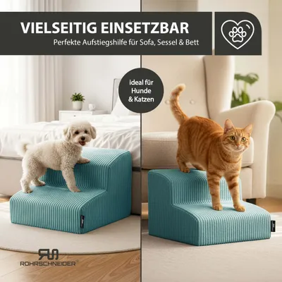 Rohrschneider Hundetreppe mit 2 Stufen