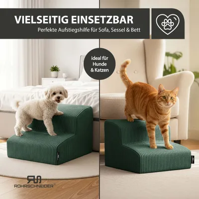 Rohrschneider Hundetreppe mit 2 Stufen