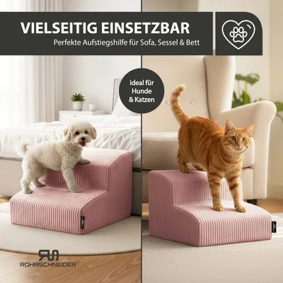 Rohrschneider Hundetreppe mit 2 Stufen