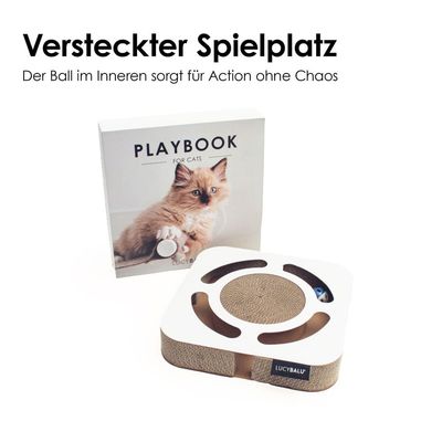 LucyBalu Interaktives Katzenspielzeug PLAYBOOK